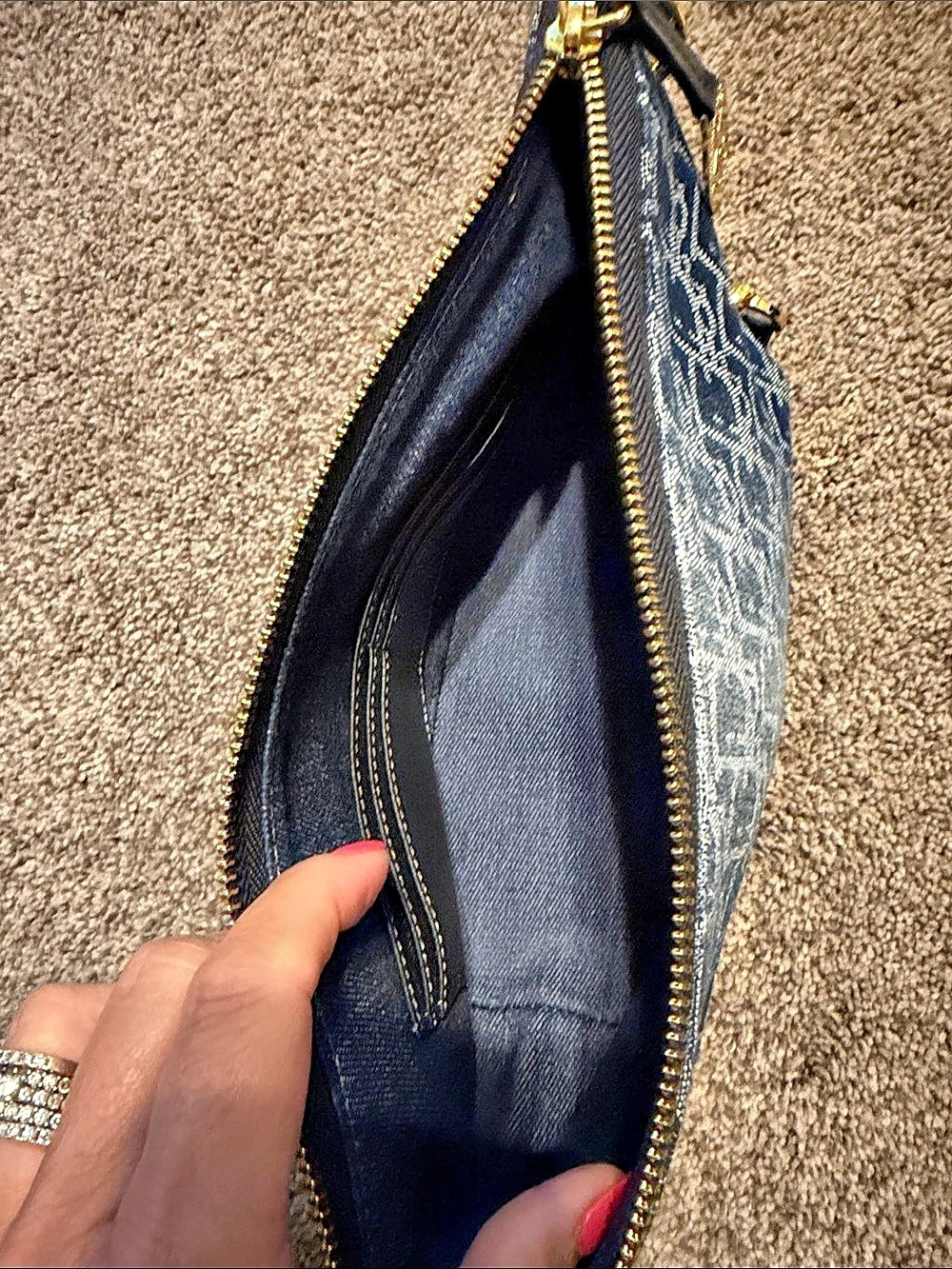 Small Denim shoulder bag
